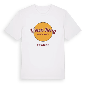Vieux-Reng cirkel t-shirt – ekologisk bomull t-shirt från Pinshirt