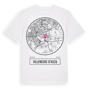 Villeneuve-d'Ascq t-shirt – ekologisk bomull t-shirt från Pinshirt