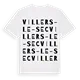 Villers-le-Sec ordlek t-shirt