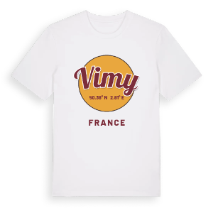 Vimy cirkel t-shirt – ekologisk bomull t-shirt från Pinshirt