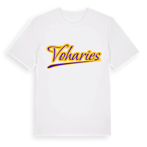 Voharies baseball t-shirt – ekologisk bomull t-shirt från Pinshirt