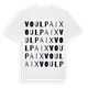 Voulpaix ordlek t-shirt