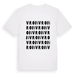 Vron ordlek t-shirt – ekologisk bomull t-shirt från Pinshirt