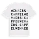 Wemaers-Cappel ordlek t-shirt