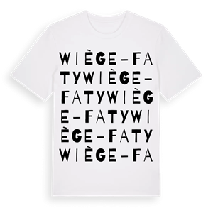Wiège-Faty ordlek t-shirt – ekologisk bomull t-shirt från Pinshirt