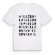 Willerval ordlek t-shirt