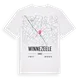 Winnezeele karta t-shirt