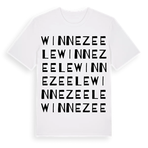 Winnezeele ordlek t-shirt – ekologisk bomull t-shirt från Pinshirt