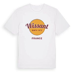 Wissant cirkel t-shirt – ekologisk bomull t-shirt från Pinshirt