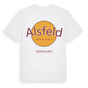 Alsfeld cirkel t-shirt – ekologisk bomull t-shirt från Pinshirt