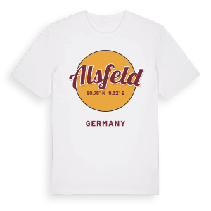 Alsfeld cirkel t-shirt – ekologisk bomull t-shirt från Pinshirt