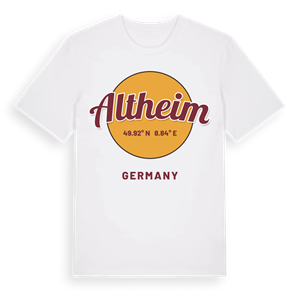 Altheim cirkel t-shirt – ekologisk bomull t-shirt från Pinshirt