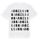 Angelburg ordlek t-shirt