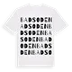 Bad Soden ordlek t-shirt