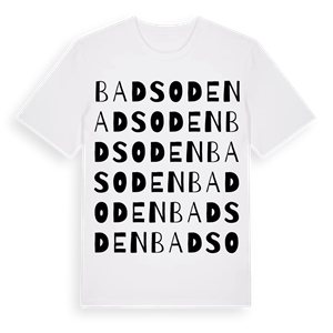 Bad Soden ordlek t-shirt – ekologisk bomull t-shirt från Pinshirt