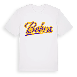 Bebra baseball t-shirt – ekologisk bomull t-shirt från Pinshirt