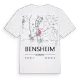 Bensheim karta t-shirt