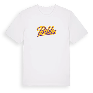 Biblis baseball t-shirt – ekologisk bomull t-shirt från Pinshirt