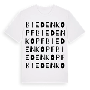 Biedenkopf ordlek t-shirt – ekologisk bomull t-shirt från Pinshirt