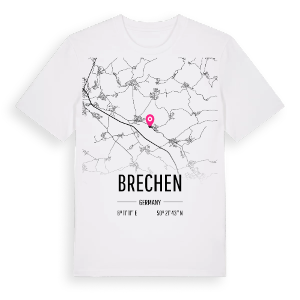 Brechen karta t-shirt – ekologisk bomull t-shirt från Pinshirt