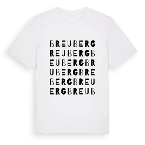 Breuberg ordlek t-shirt – ekologisk bomull t-shirt från Pinshirt