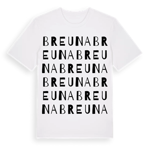 Breuna ordlek t-shirt – ekologisk bomull t-shirt från Pinshirt