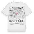 Buchhügel karta t-shirt