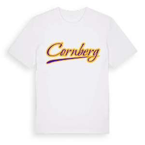 Cornberg baseball t-shirt – ekologisk bomull t-shirt från Pinshirt