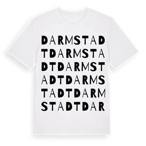 Darmstadt ordlek t-shirt – ekologisk bomull t-shirt från Pinshirt