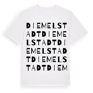 Diemelstadt ordlek t-shirt – ekologisk bomull t-shirt från Pinshirt