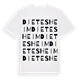 Dietesheim ordlek t-shirt