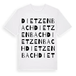 Dietzenbach ordlek t-shirt – ekologisk bomull t-shirt från Pinshirt