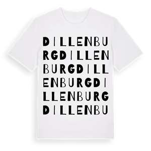 Dillenburg ordlek t-shirt – ekologisk bomull t-shirt från Pinshirt