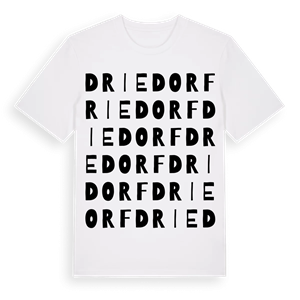 Driedorf ordlek t-shirt – ekologisk bomull t-shirt från Pinshirt