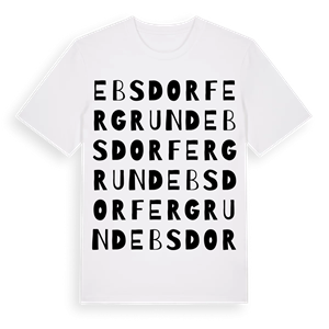 Ebsdorfergrund ordlek t-shirt – ekologisk bomull t-shirt från Pinshirt