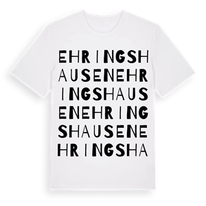 Ehringshausen ordlek t-shirt – ekologisk bomull t-shirt från Pinshirt