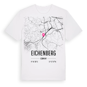 Eichenberg karta t-shirt – ekologisk bomull t-shirt från Pinshirt