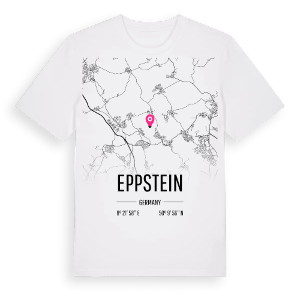 Eppstein karta t-shirt – ekologisk bomull t-shirt från Pinshirt