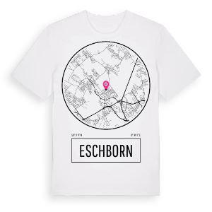 Eschborn t-shirt – ekologisk bomull t-shirt från Pinshirt