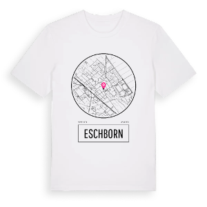Eschborn t-shirt – ekologisk bomull t-shirt från Pinshirt