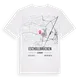 Eschollbrücken karta t-shirt