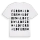 Fernwald ordlek t-shirt