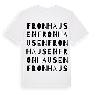Fronhausen ordlek t-shirt – ekologisk bomull t-shirt från Pinshirt