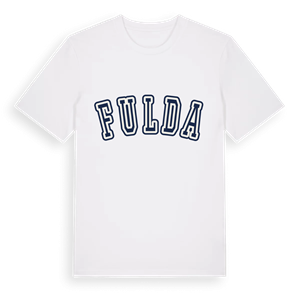 Fulda college t-shirt – ekologisk bomull t-shirt från Pinshirt