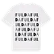 Fulda ordlek t-shirt