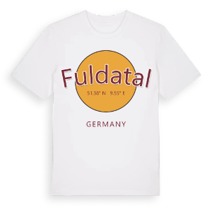 Fuldatal cirkel t-shirt – ekologisk bomull t-shirt från Pinshirt