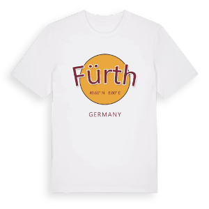Fürth cirkel t-shirt – ekologisk bomull t-shirt från Pinshirt