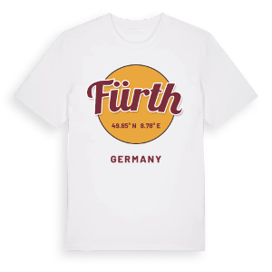 Fürth cirkel t-shirt – ekologisk bomull t-shirt från Pinshirt