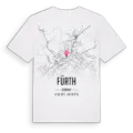 Fürth karta t-shirt