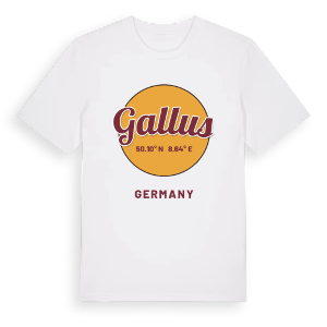 Gallus cirkel t-shirt – ekologisk bomull t-shirt från Pinshirt